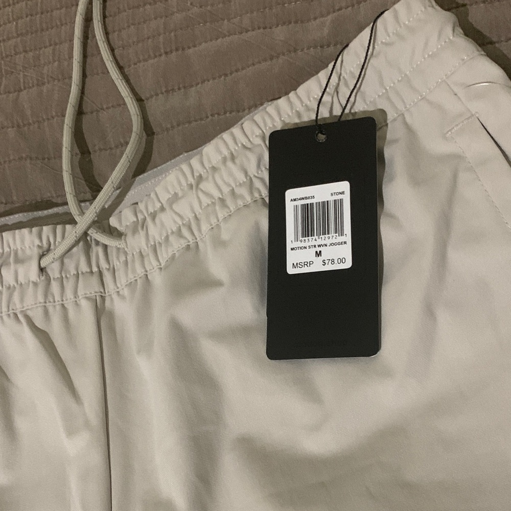 Men's White Casual Pants - Picture 5 of 5